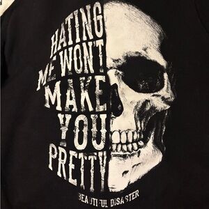 Black Graphic Sweatshirt